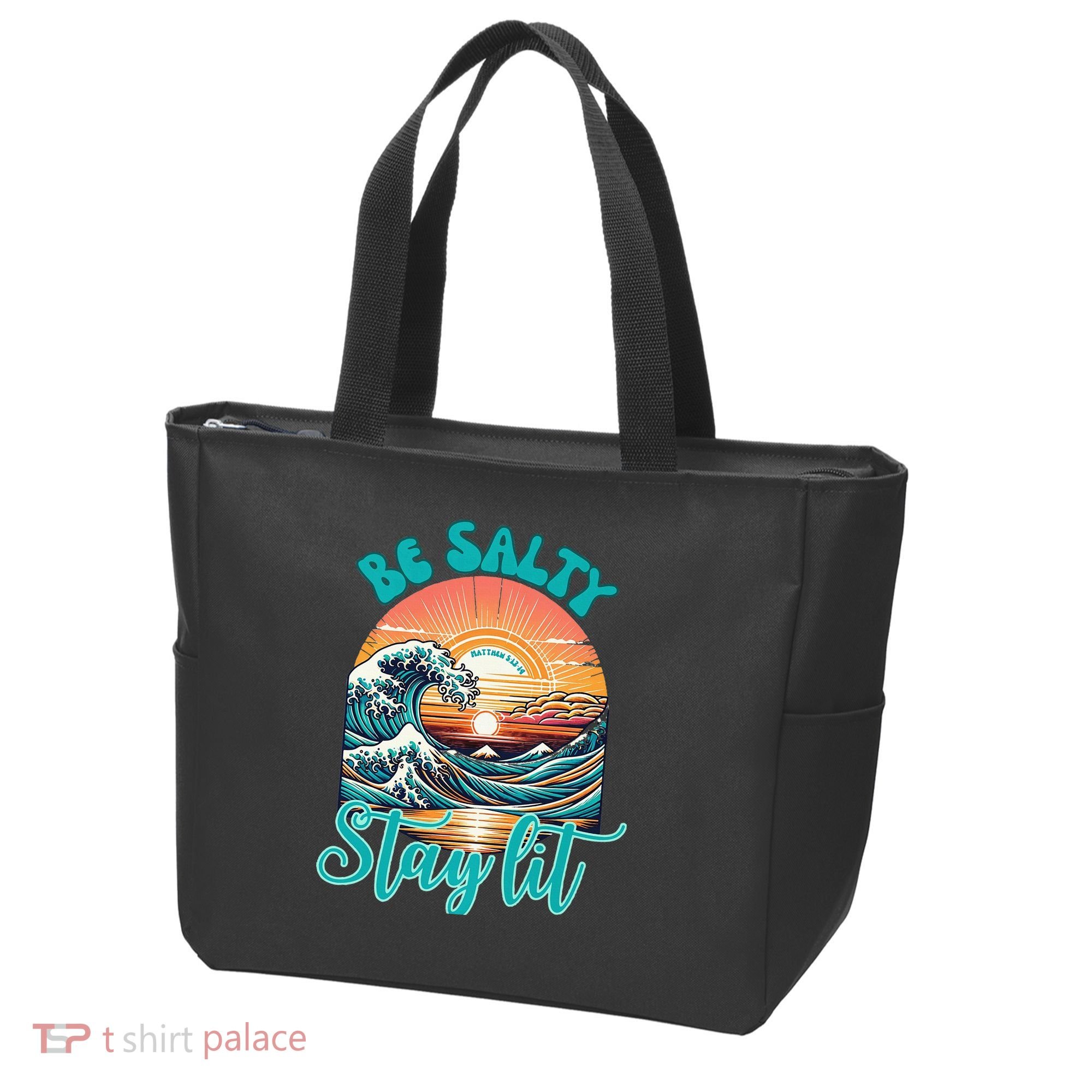 Summer Beach Be Salty Stay Lit Matthew 51314 Tote Bag