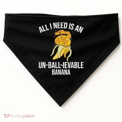 Snake Banana Ball Python USA-Made Doggie Bandana