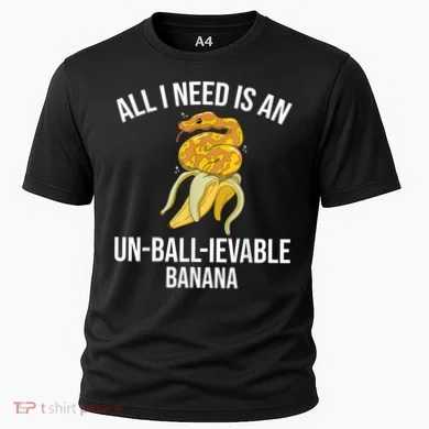 Snake Banana Ball Python Cooling Performance Crew T-Shirt