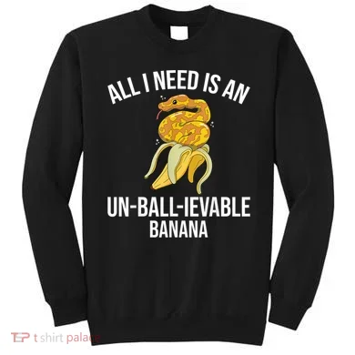 Snake Banana Ball Python Sweatshirt