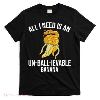 Snake Banana Ball Python T-Shirt