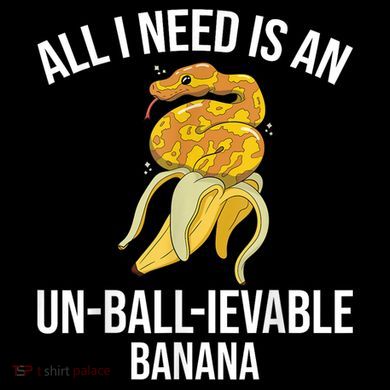 Snake Banana Ball Python Tall T-Shirt
