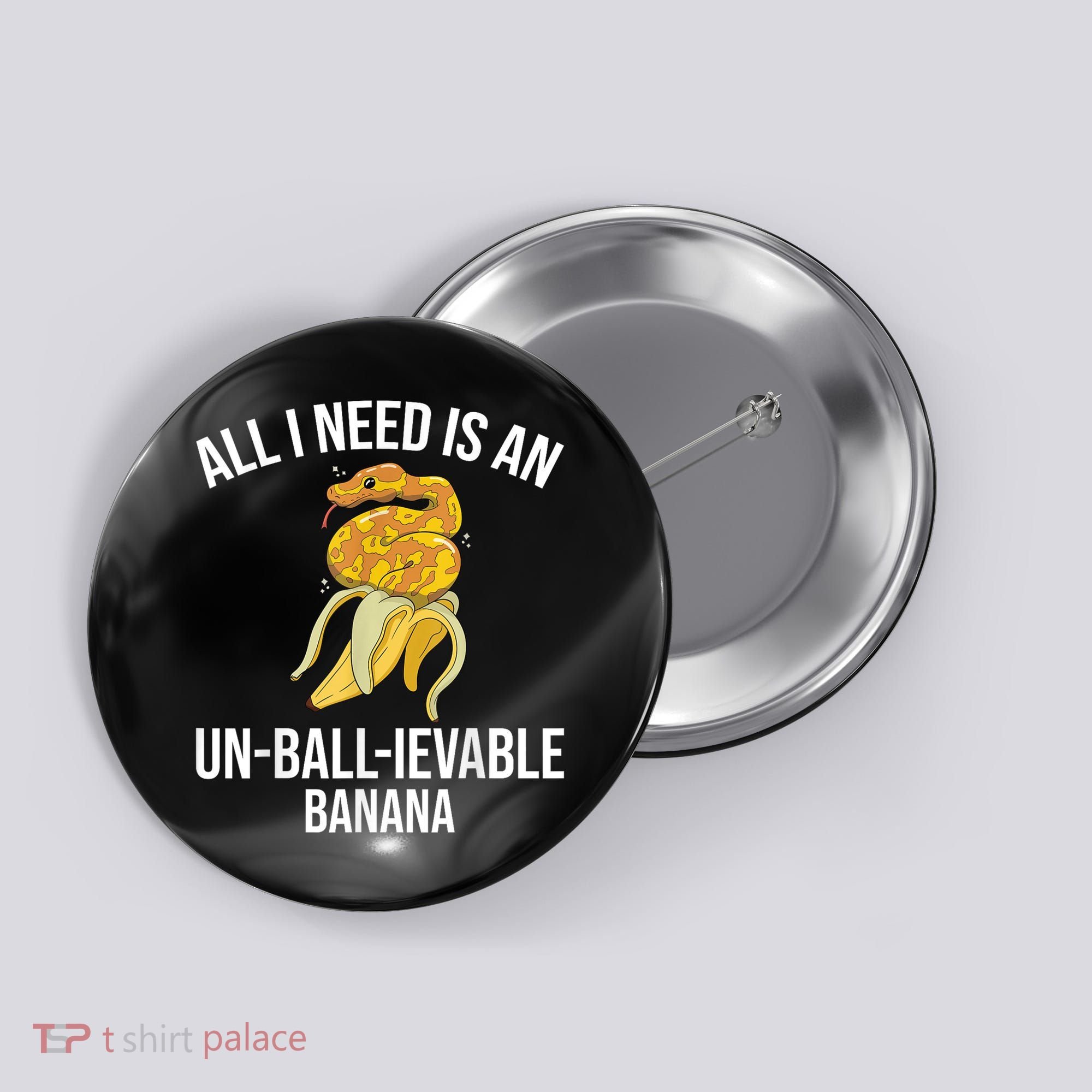Snake Banana Ball Python Button
