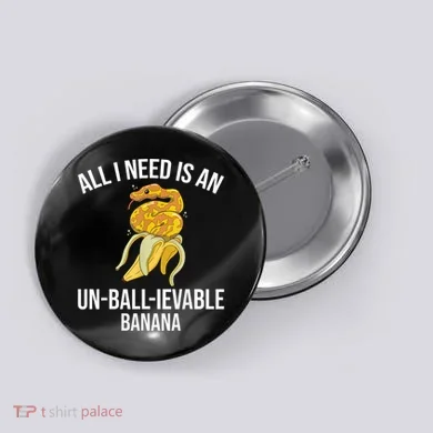 Snake Banana Ball Python Button