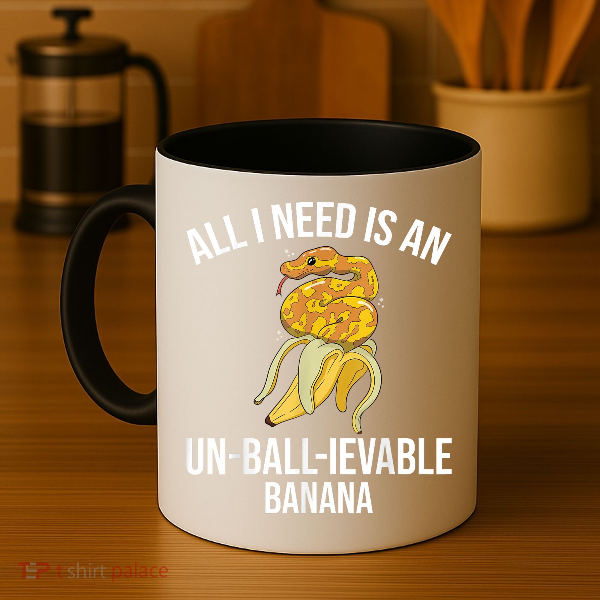 Snake Banana Ball Python Coffee Mug