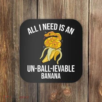 Snake Banana Ball Python Coaster