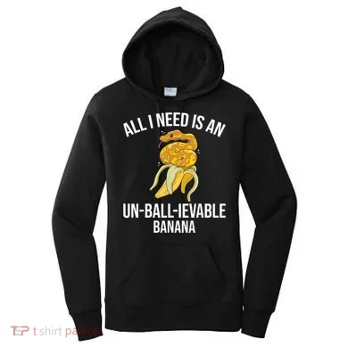 Snake Banana Ball Python Women's Hoodie
