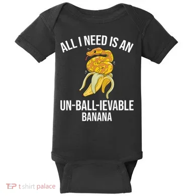 Snake Banana Ball Python Baby Bodysuit