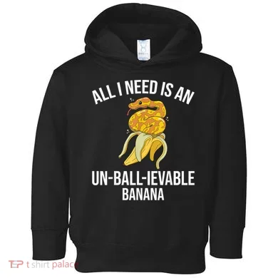 Snake Banana Ball Python Toddler Hoodie
