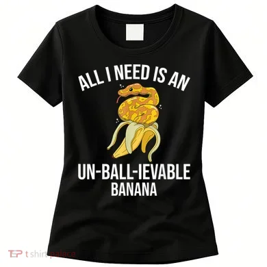 Snake Banana Ball Python Women's T-Shirt