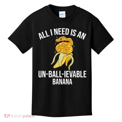 Snake Banana Ball Python Kids T-Shirt