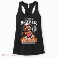 Soggy Beaver Barbecue Bbq Dirty Funny Humor Beaver Lover Women's Tank Top thumb 0