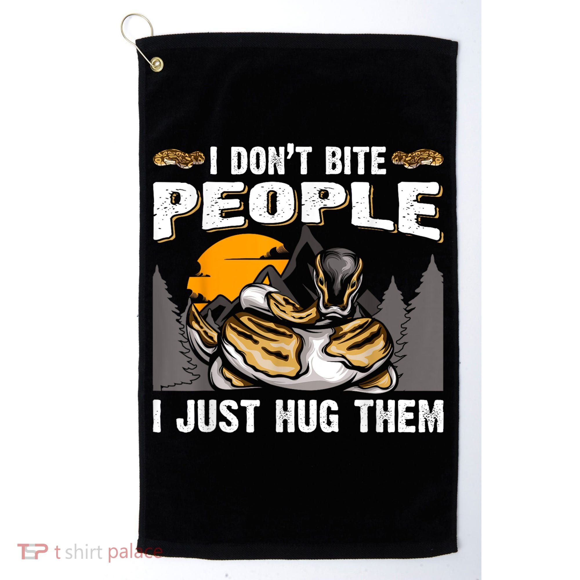 Snake Banana Ball Python Golf Towel
