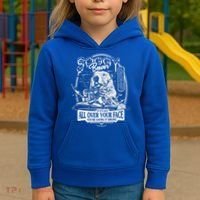 Soggy Beaver BBQ If It's Not All Over Your Face Kids Hoodie thumb 3