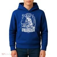 Soggy Beaver BBQ If It's Not All Over Your Face Kids Hoodie thumb 4