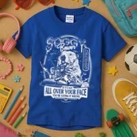 Soggy Beaver BBQ If It's Not All Over Your Face Kids T-Shirt thumb 3