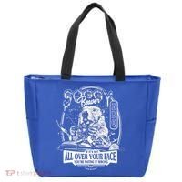 Soggy Beaver BBQ If It's Not All Over Your Face Tote Bag thumb 0