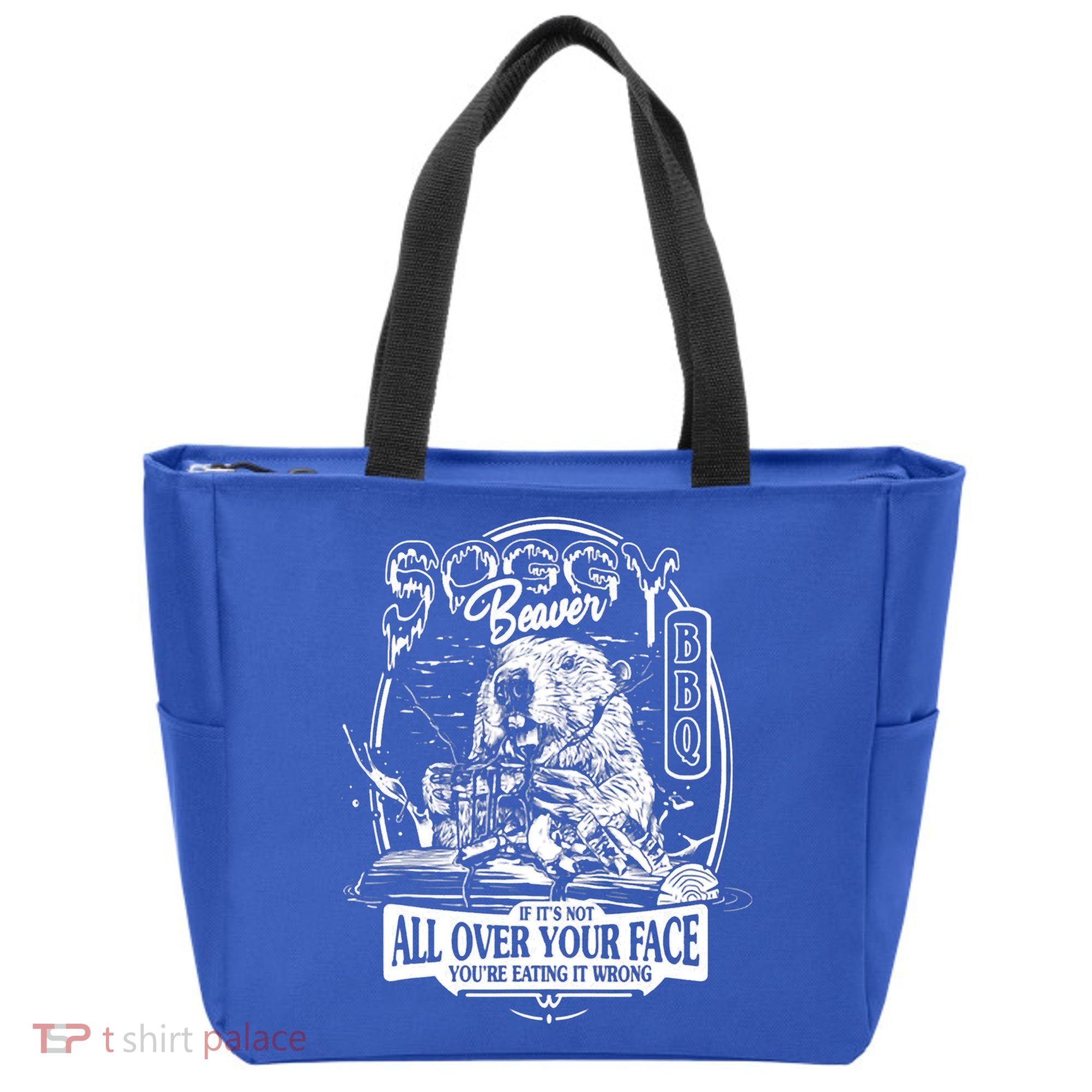 Soggy Beaver BBQ If It's Not All Over Your Face Tote Bag