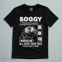 Soggy Beaver Bbq ItS Not All Over Your Face Eating It Wrong T-Shirt thumb 5