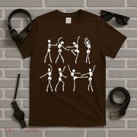 Skeleton Ballerinas Ballet Dance Cute Halloween Costume Girl T-Shirt thumb 5
