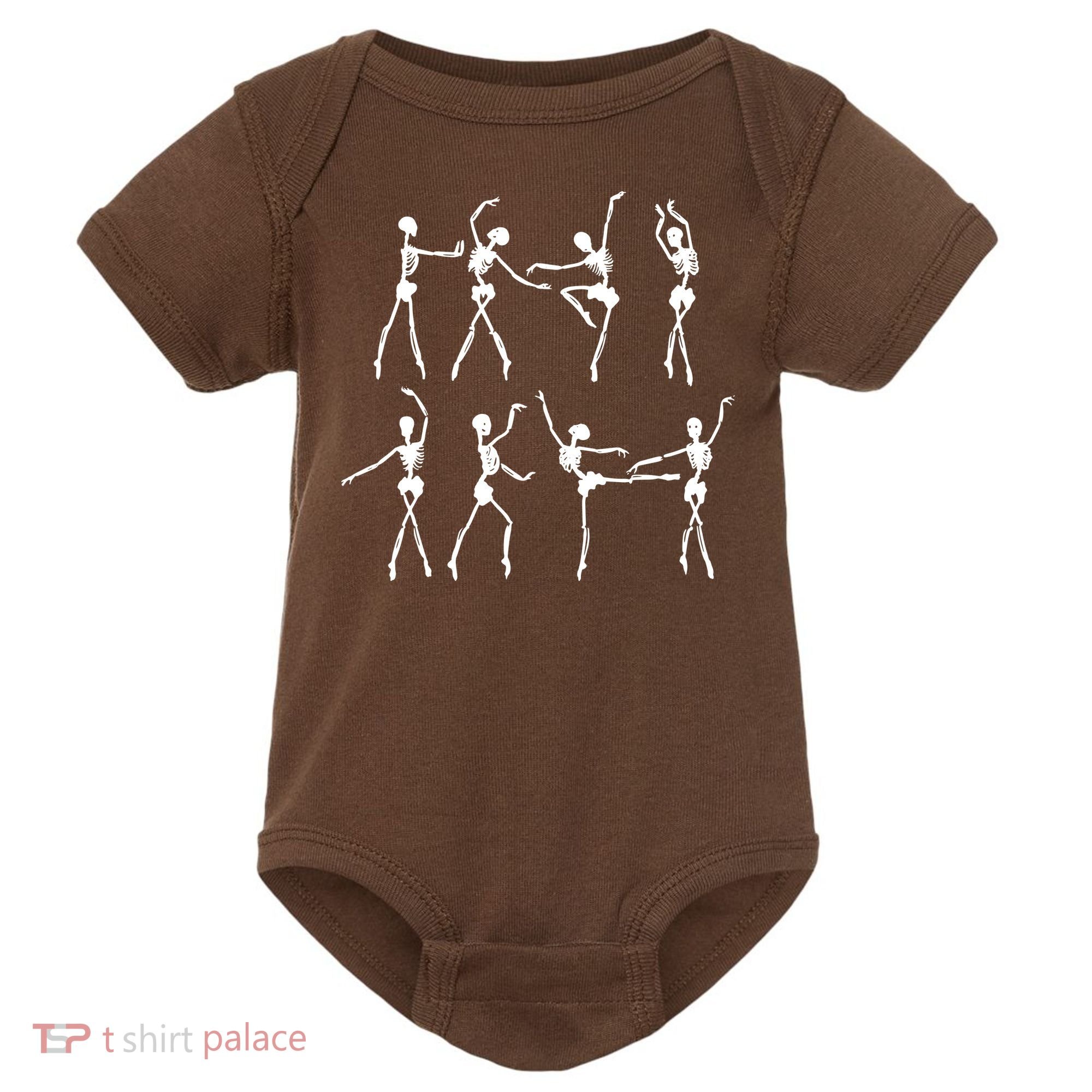 Skeleton Ballerinas Ballet Dance Cute Halloween Costume Girl Baby Bodysuit