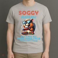 Soggy Beaver BBQ If It's Not All Over Your Face Beaver T-Shirt thumb 3