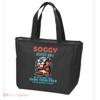 Soggy Beaver BBQ If It's Not All Over Your Face Beaver Tote Bag thumb 3
