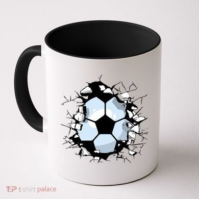 Soccer Ball Breakthrough Coffee Mug
