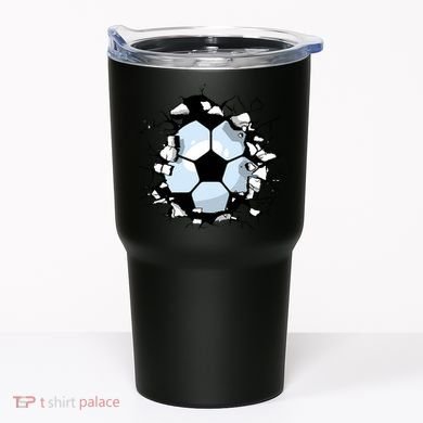Soccer Ball Breakthrough Tumbler