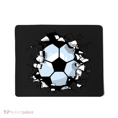 Soccer Ball Breakthrough Mousepad