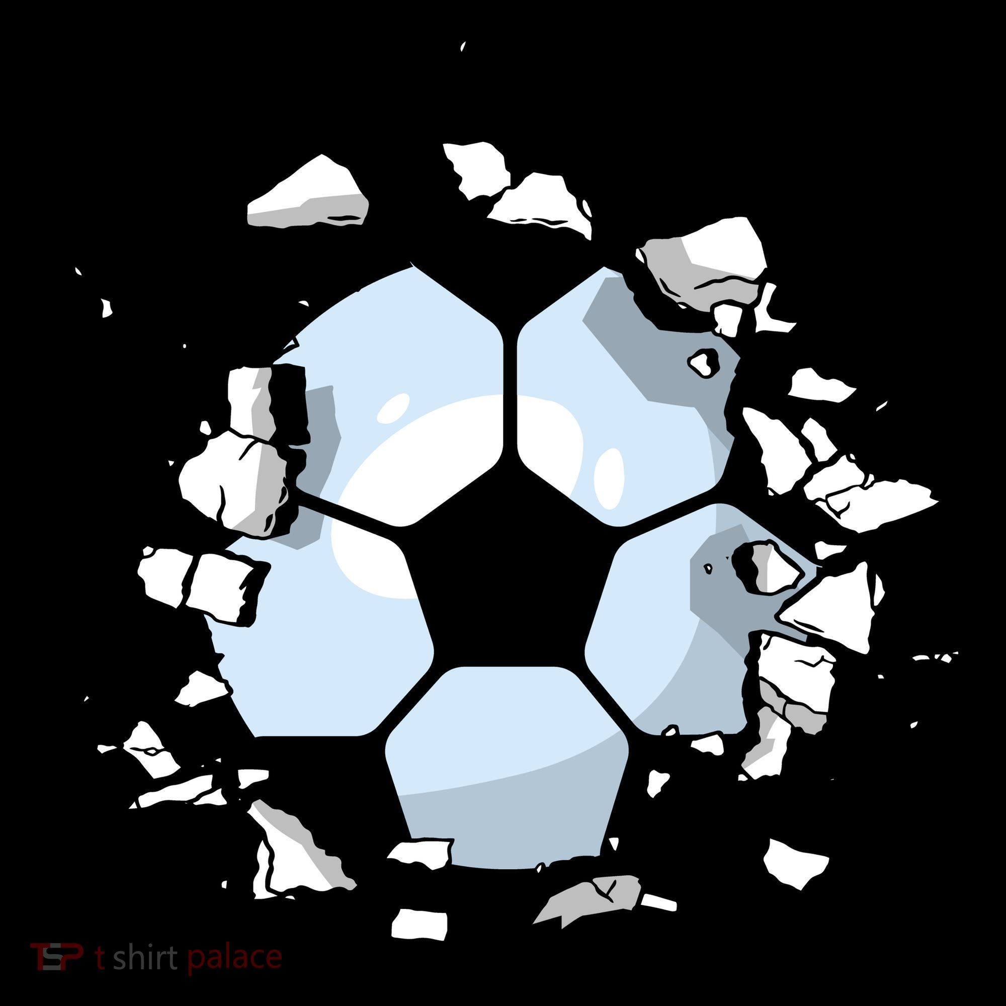 Soccer Ball Breakthrough Mousepad