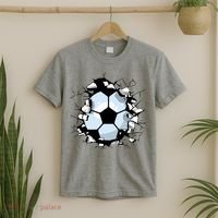 Soccer Ball Breakthrough T-Shirt thumb 2