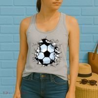 Soccer Ball Breakthrough Women's Tank Top thumb 2