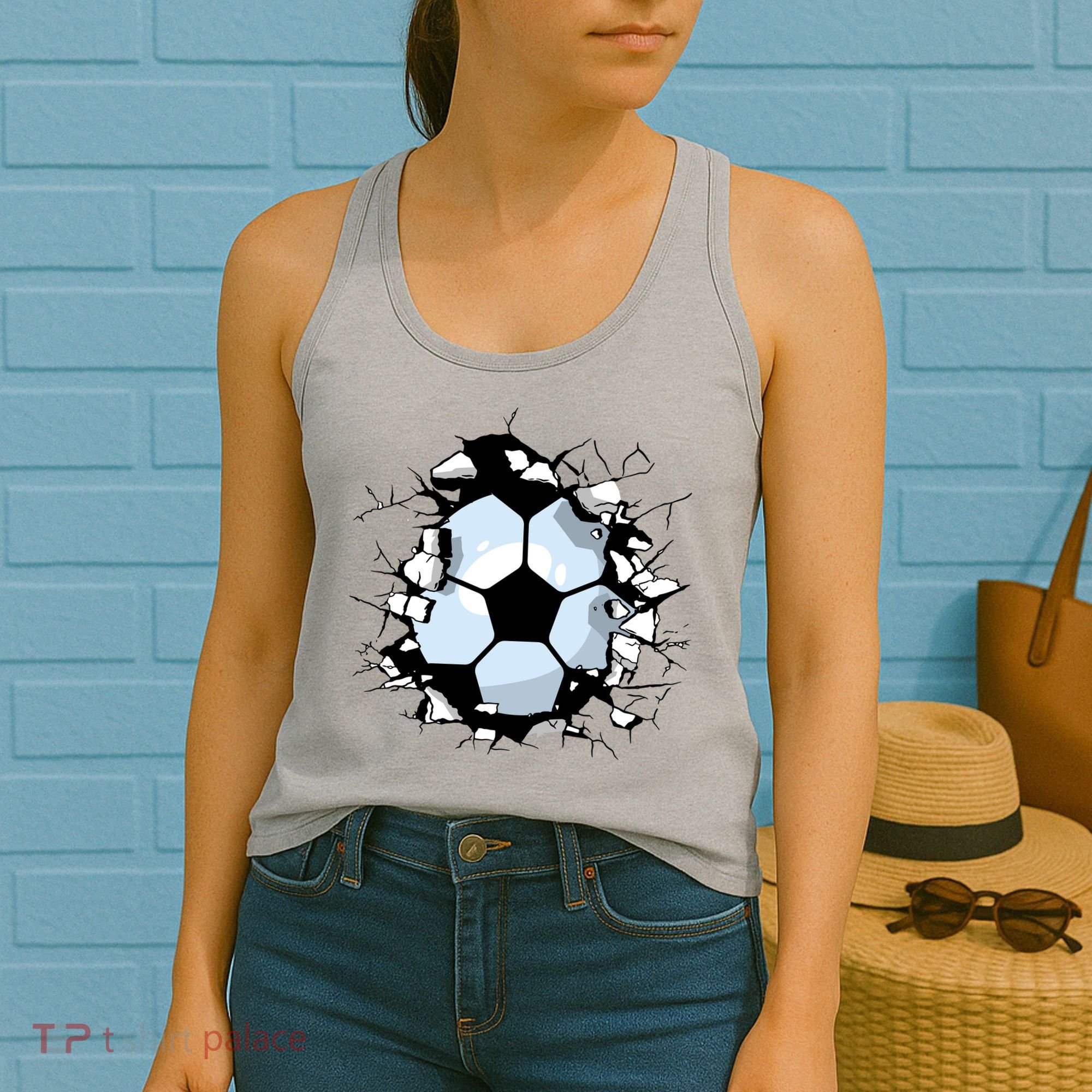 Soccer Ball Breakthrough Women's Tank Top