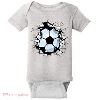 Soccer Ball Breakthrough Baby Bodysuit thumb 0