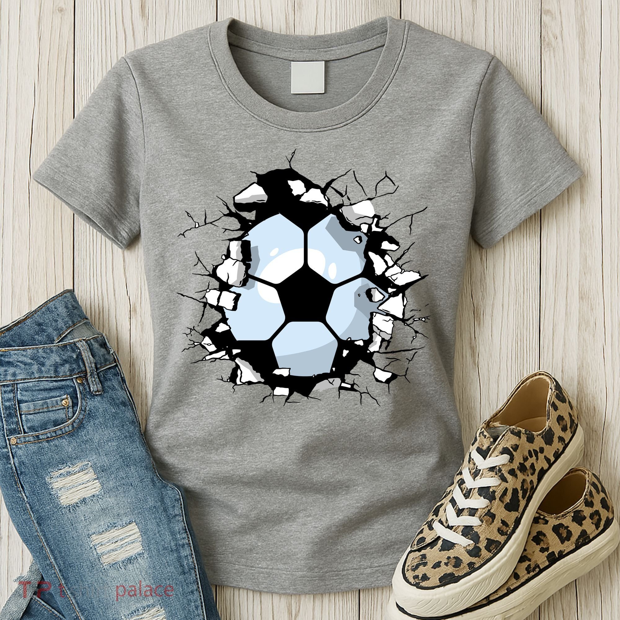 Soccer Ball Breakthrough Women's T-Shirt