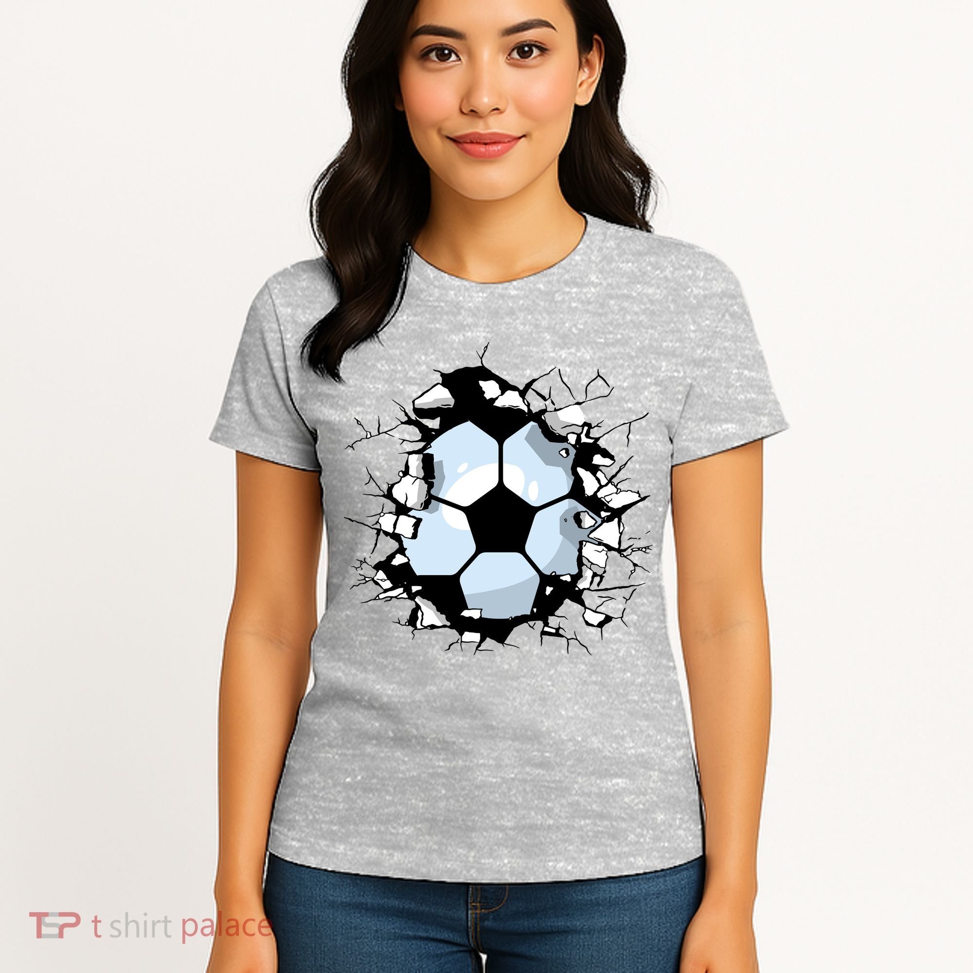Soccer Ball Breakthrough Women's T-Shirt