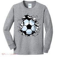 Soccer Ball Breakthrough Kids Long Sleeve Shirt thumb 0