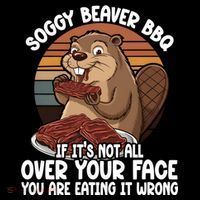 Soggy Beaver BBQ If It's Not All Over Your Face Beaver Coffee Mug thumb 5