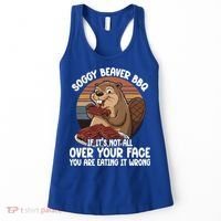 Soggy Beaver BBQ If It's Not All Over Your Face Beaver Women's Tank Top thumb 0