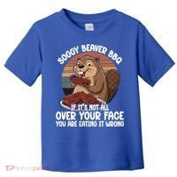 Soggy Beaver BBQ If It's Not All Over Your Face Beaver Toddler T-Shirt thumb 0
