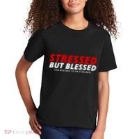 Stressed But Blessed Too Blessed To Be Stressed Kids T-Shirt thumb 2
