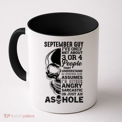 September Birthday Born In September Guy Cute Gift Coffee Mug