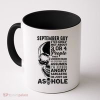 September Birthday Born In September Guy Cute Gift Coffee Mug thumb 0