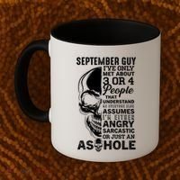 September Birthday Born In September Guy Cute Gift Coffee Mug thumb 2