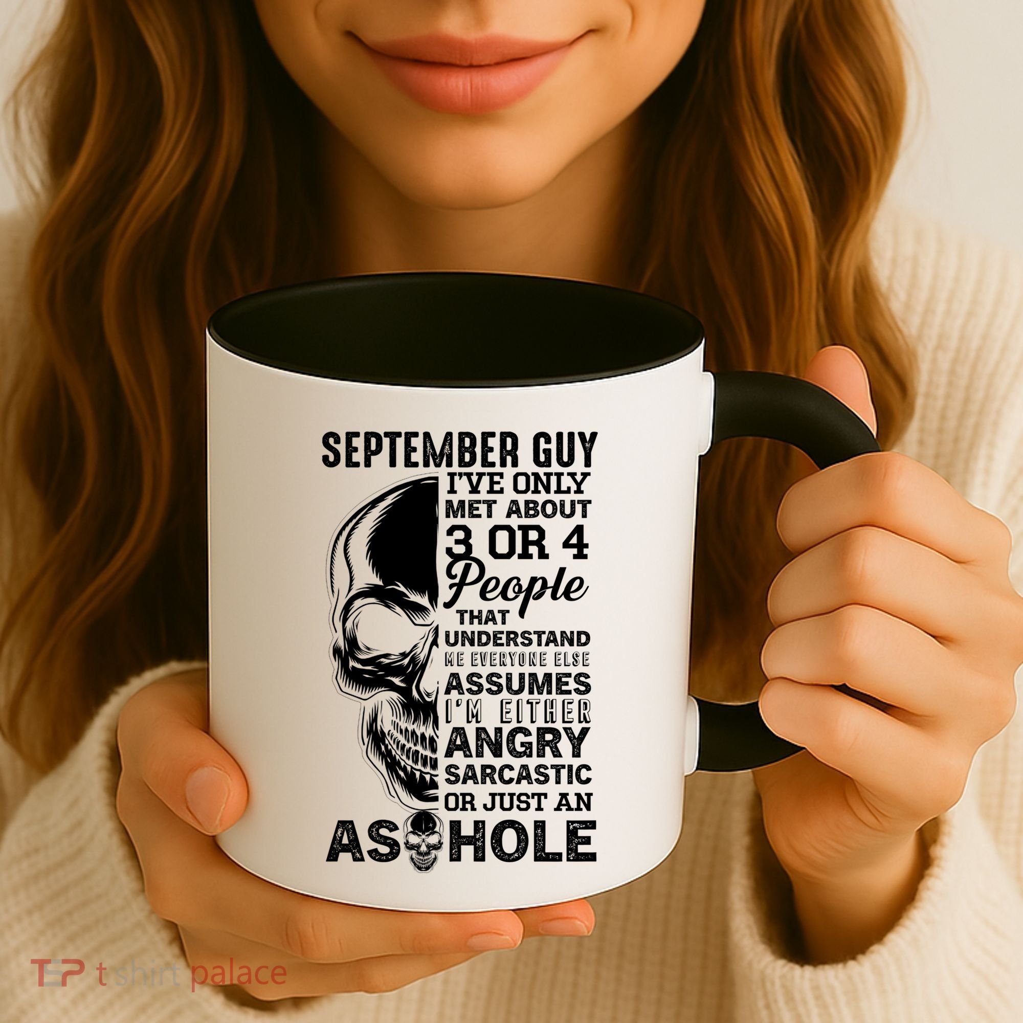 September Birthday Born In September Guy Cute Gift Coffee Mug