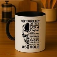 September Birthday Born In September Guy Cute Gift Coffee Mug thumb 4