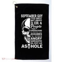 September Birthday Born In September Guy Cute Gift Golf Towel thumb 0