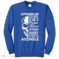 September Birthday Born In September Guy Cute Gift Sweatshirt thumb 0