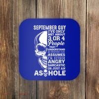September Birthday Born In September Guy Cute Gift Coaster thumb 0